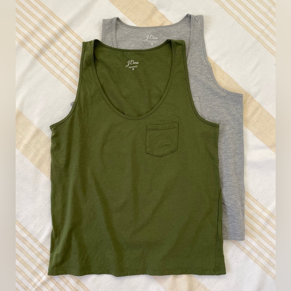 J. Crew UNWORN Set of 2 Cotton Tanks